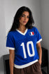 France Knit Jersey - (0218) / blue