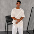 Linen Textured Oversized Summer Tshirt– (0168)