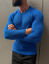 Slim fit pullover - blue 0103