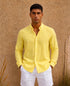 Linen Relaxed Shirt – (0124)