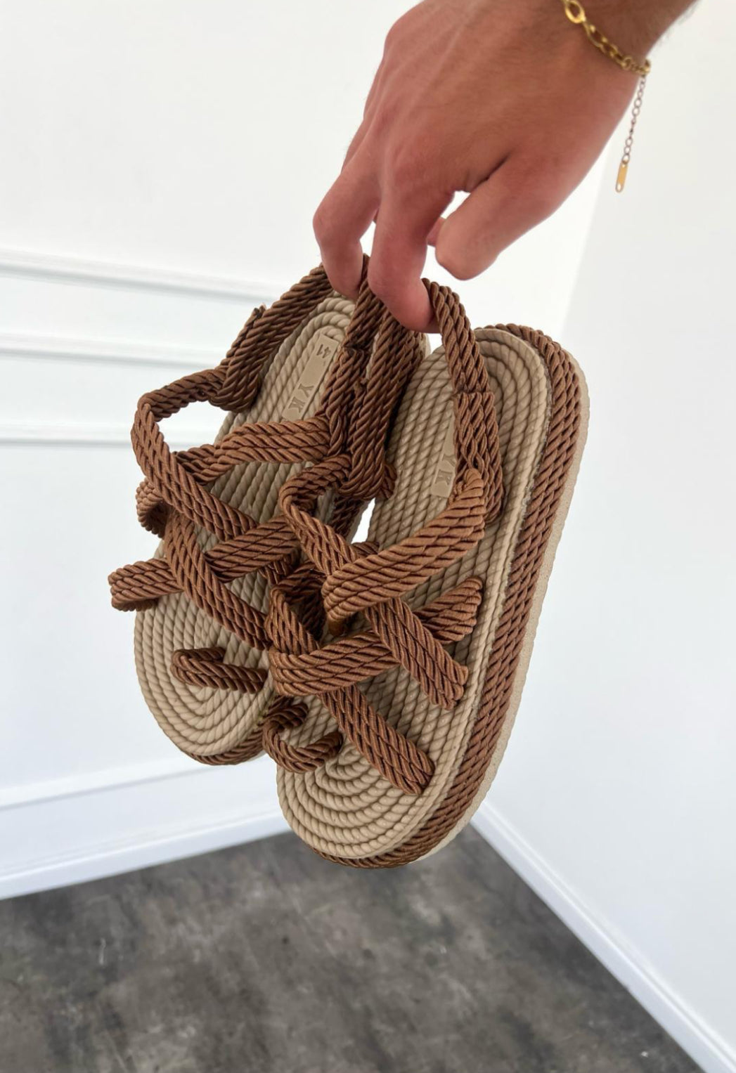 Boho slipper - brown  - 0028