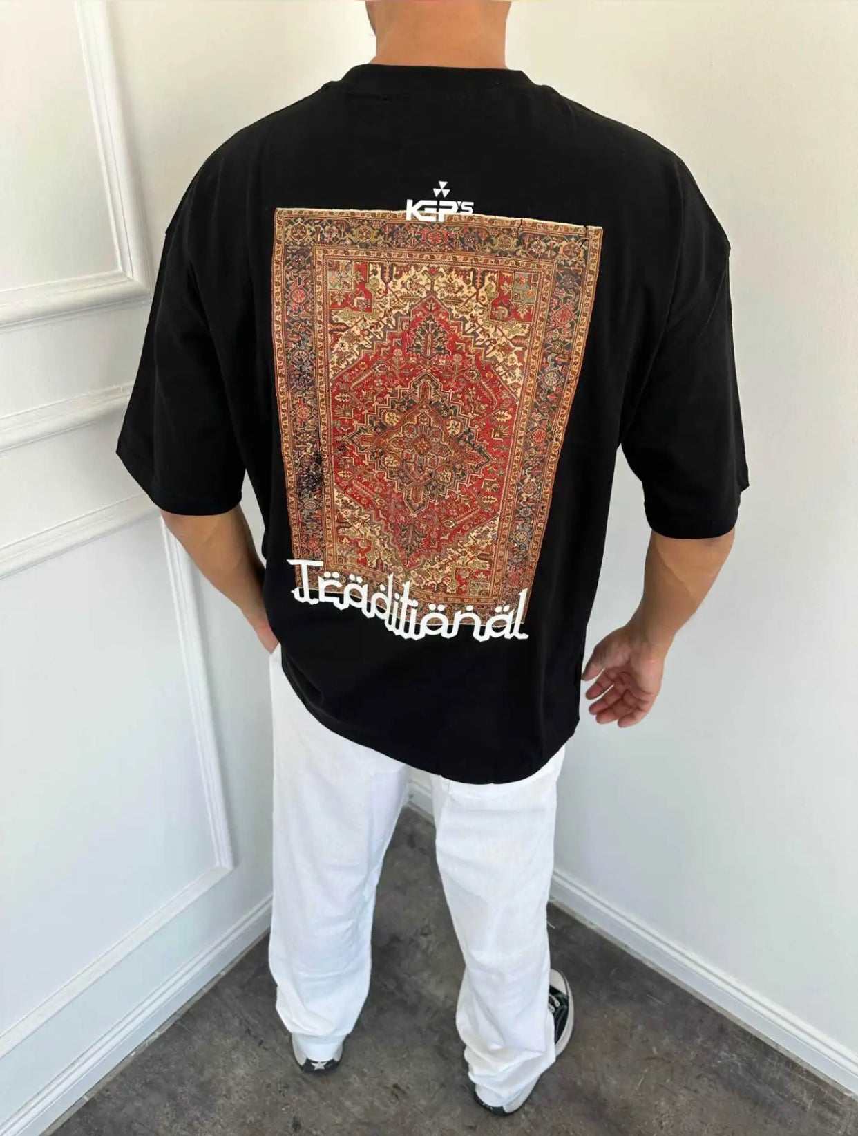 oversized cotton T-shirt -3009