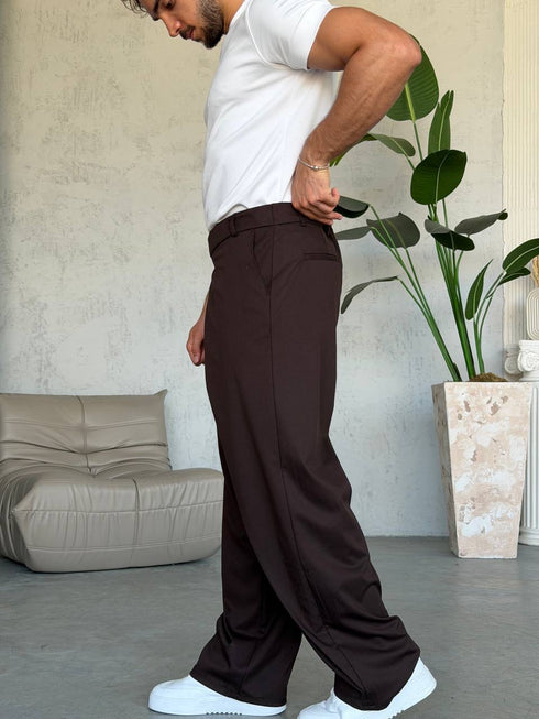 Tailored Wide-Leg Pants (P-0301)