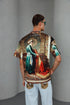 Oversized Persian Art Resort Shirt- (0278)