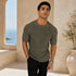Essential Ribbed Knit T-Shirt – 0018