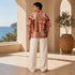 Patterned Summer Statement Shirt- (0174)