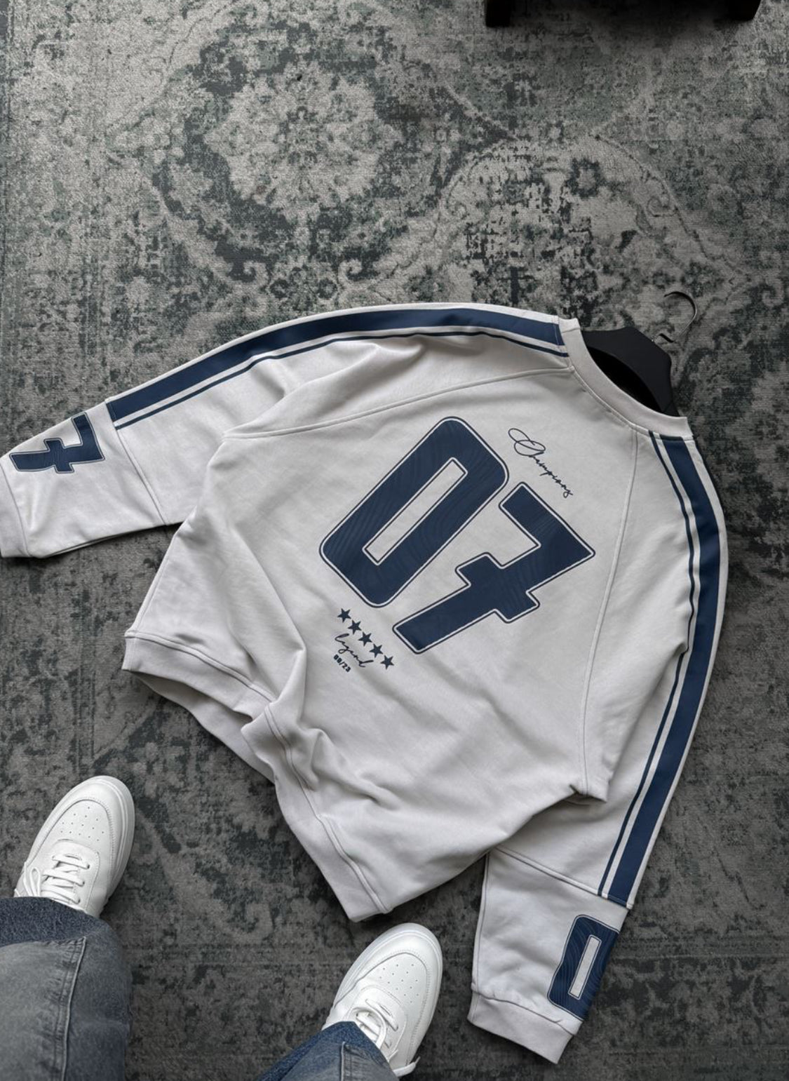 Cotton- sweatshirt - offwhite 0052