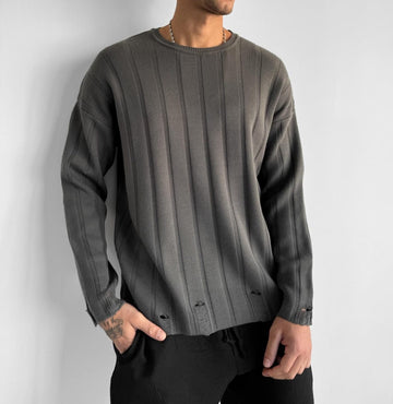 Knitwear pullover - gray   0075