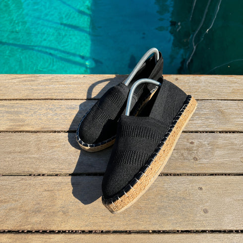 handmade espadrille- Balck - (0012)
