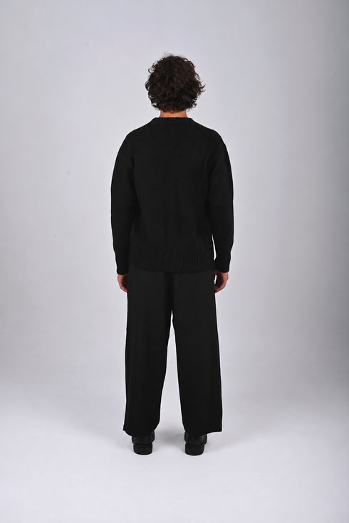 Relaxed Fit Knit Cardigan (W-0070)