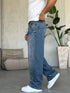 Relaxed Fit Denim Jeans (P-0303) blue