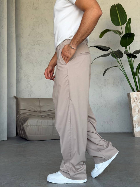 Tailored Wide-Leg Pants (P-0301)