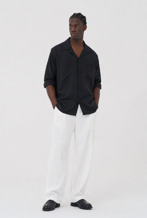 Modal Blend Relaxed Shirt - (0228)