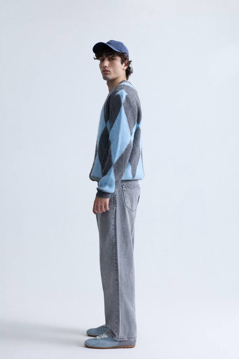 Soft Mohair-Effect Cardigan (W-0335)