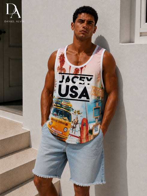 USA tank-top - (0224)