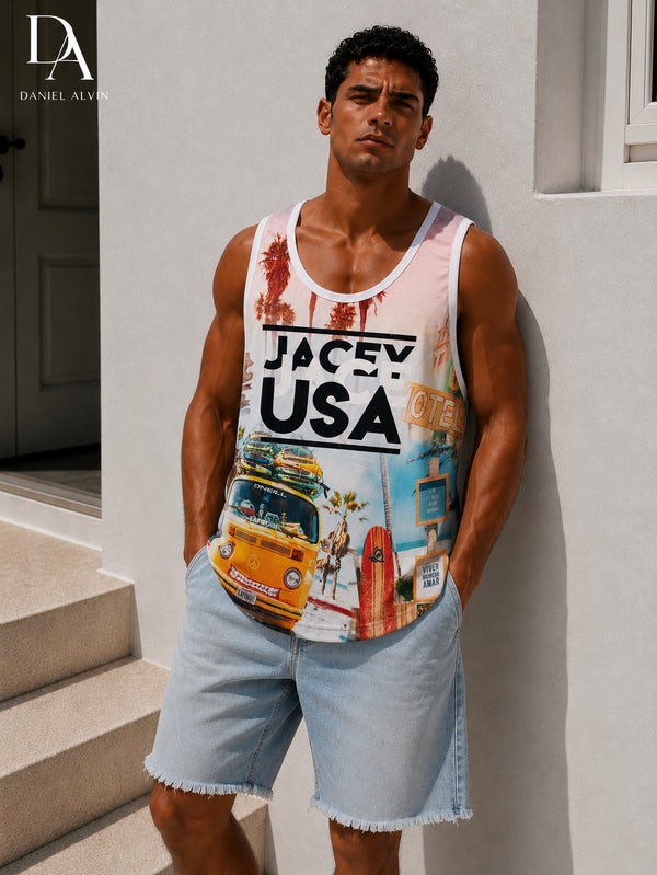 USA tank-top - (0224)