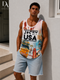 USA tank-top - (0224)