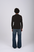 Ribbed Knit Henley Sweater -(W- 0323)