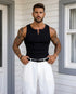 Essential Ribbed Tank Top – black / (0181)