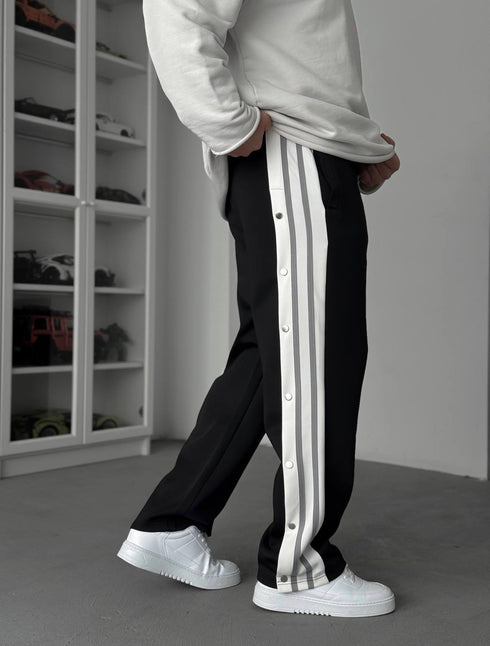 Contrast Stripe Track Pants - (0255)