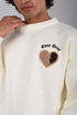Heart Detail Knit Sweater-(W-0308)