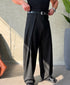Wide Legs Trousers - (0208) / black