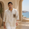 Şile Fabric Embroidered Shirt – Ivory (0202)