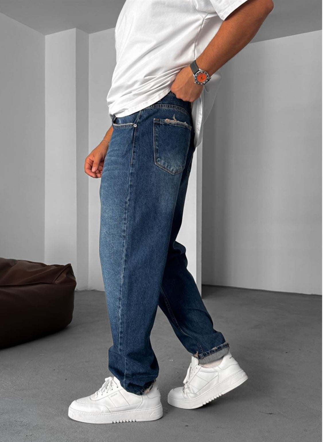 Relaxed wide legs jeans 0090