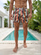 Palm Sunset Swim Shorts-(0243)