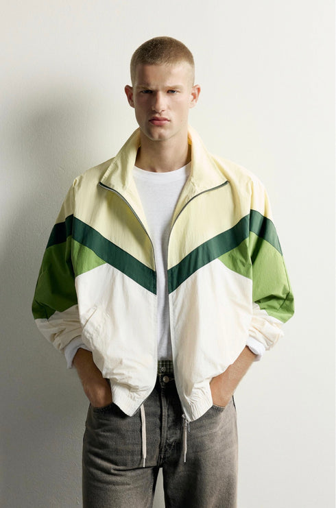ZARA-COLOUR BLOCK TECHNICAL JACKET (ZW-0010)