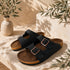 Double-Buckle Comfort Slides - (0250)