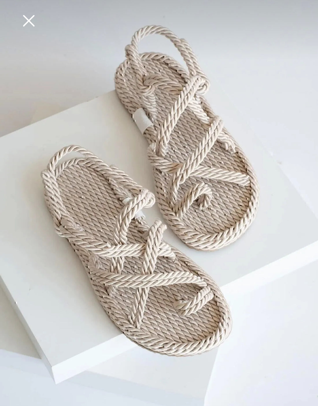 Boho slipper - beige - 0041