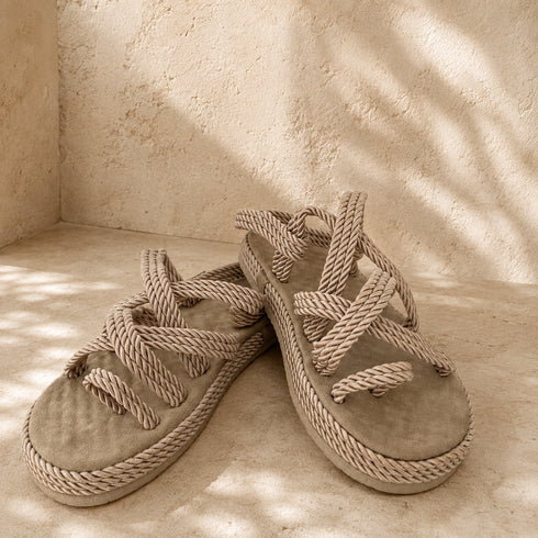 Rope Strap Summer Sandals – (0028)