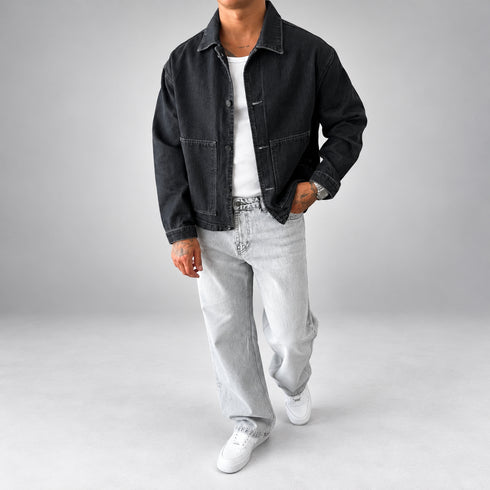 Washed Denim Jacket - (W-0318)