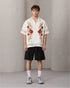 Floral Embroidered Summer Shirt – Cream / (0212)
