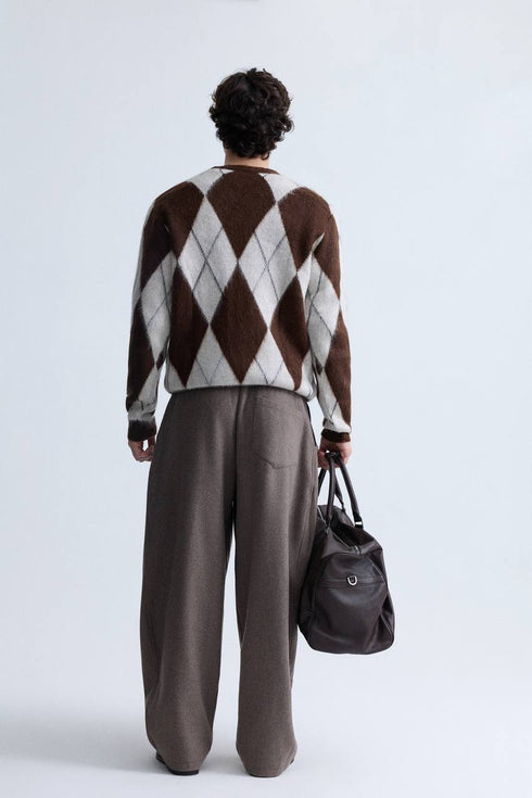 Soft Mohair-Effect Cardigan (W-0335)