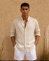 Linen Relaxed Shirt – (0124)