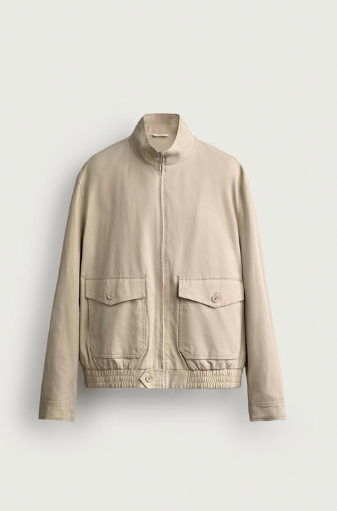 ZARA-COTTON LYOCELL REGULAR JACKET (ZW-0009)