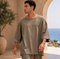 Oversized Linen Ethnic Top – Desert Taupe - 0134