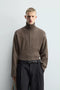 ZARA High-Neck Zip Knit Sweater (ZW-0015)