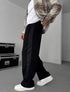 Velvet cotton pants - black 0094