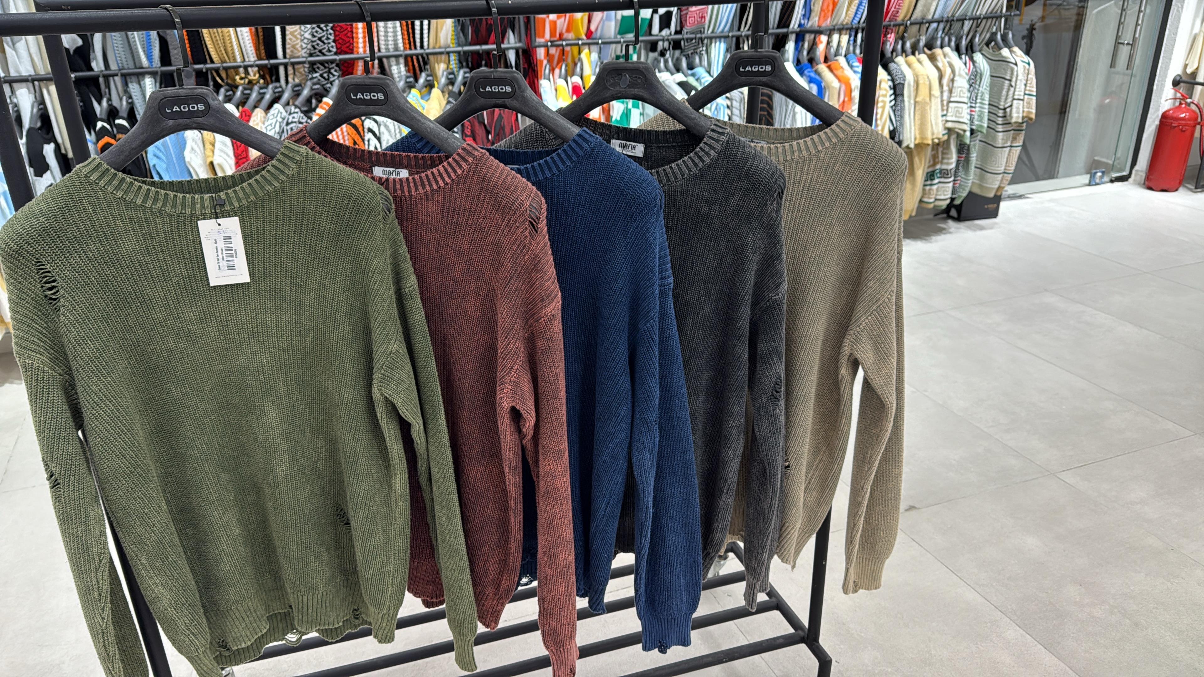 Knitwear oversized shirt -   0061