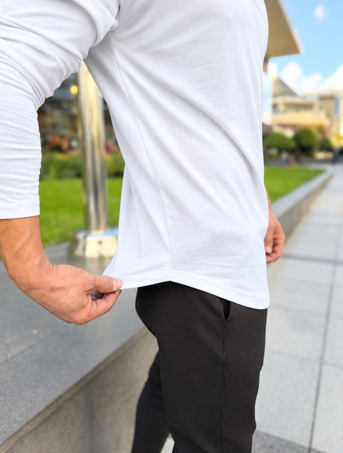 Cotton basic T-shirt (W-0097 )