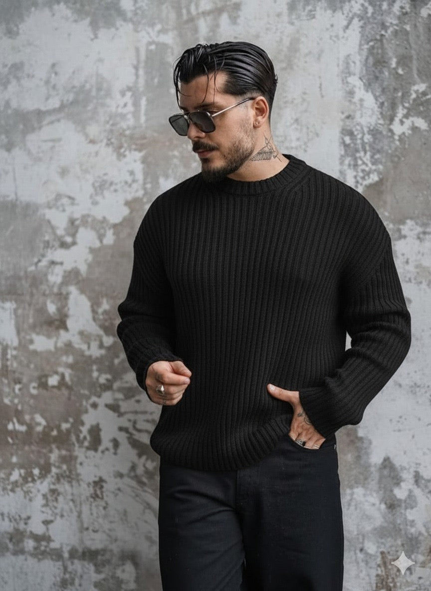 Knitwear oversized shirt - 0065