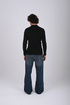 Ribbed Knit Henley Sweater -(W- 0323)