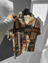 Tribal Print Shirt – Earth Tone Edition (0193)