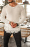 Knitwear oversized shirt - 0064 - white