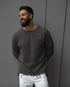 Unfinished Cotton sweatshirt- 0106 / green