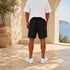 Linen Drawstring Shorts - (0263)