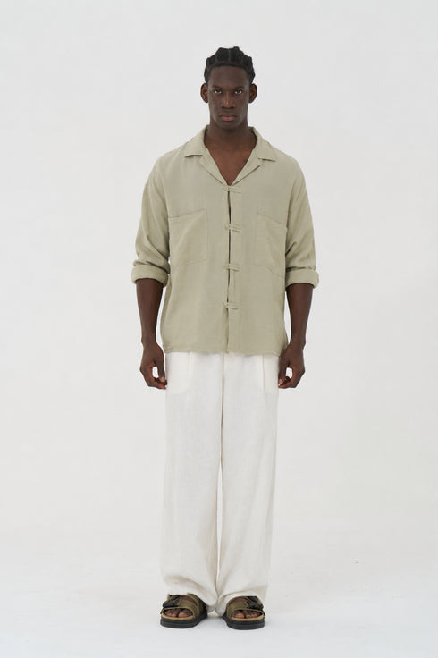 Modal Blend Relaxed Shirt - (0228)